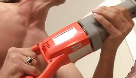 A Redhead Girl Demands That Her Husband Insert a Dildo Into Her Giant Ass