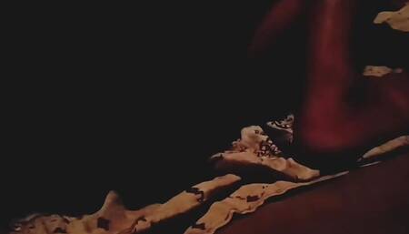 Village wife chithing husband