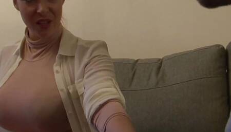 Milf Victoria Summers pushed on back by Luke Hotrod and gets