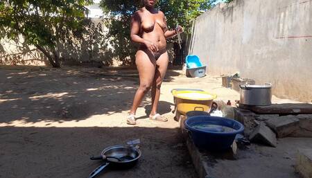 These Women Have No Sense Cheating on Their Husbands and Washing Dishes at Their Lover's House