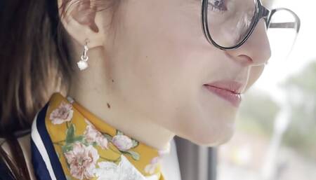 My passenger pay me with his cock and milk