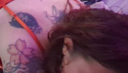 BBW Blowjob & Rimjob POV