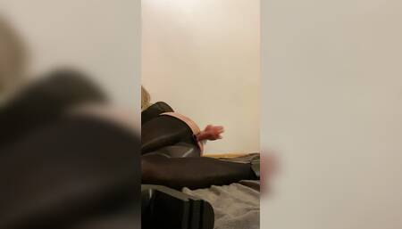 Young Crossdresser hard anal training