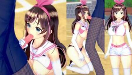 [Eroge Koikatsu! VTuber Kizuna Ai Part 3: Jinroi Blowjob Special Edition 3DCG Big Tits Anime Movie (Virtual Youtuber)