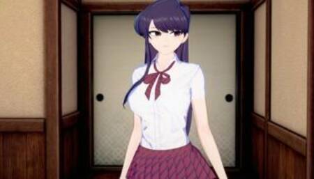 Komi-san is not that shy [Hentai 3D]