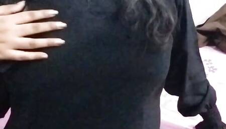 Indian Muslim wife cheating on her husband with her step-brother