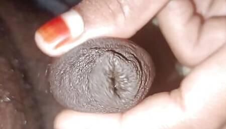 My girl handjob to me