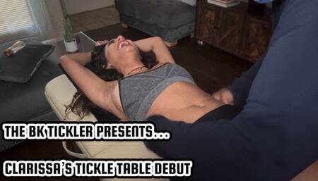 CLARISSA’S TICKLE TABLE DEBUT