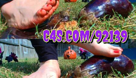 Skull Garden - Eggplant walkover crush 4k trample