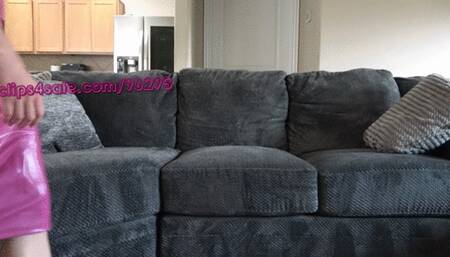 Bratty Ukraine Blonde sits on foot slave reverse cowgirl style - 4K