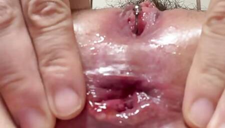 Put a pen in the anus