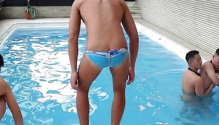 Pool Exhibition Fucking