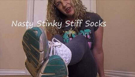 NASTY STINKY STIFF SOCKS TO SNIFF mp4