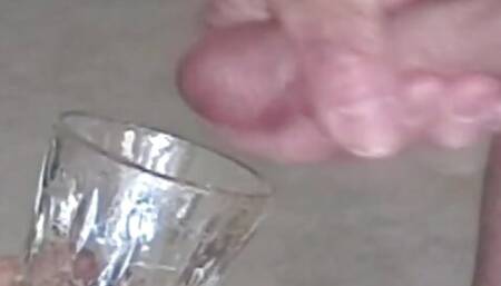 Drinking His Cum From a Glass Tonight