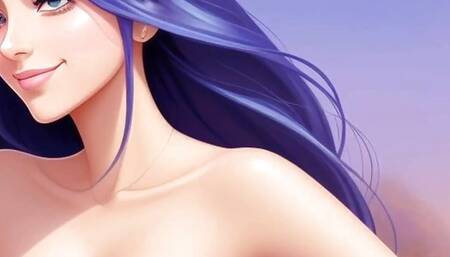 AI Images of Horny Anime Indian women & Elves having fun & common bath AI Generated Anime Style Sexy voluptuous Indian