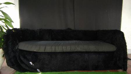 Smoking cigarette and resting with cross legs and my heels hanging (2)