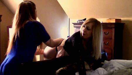 Three girls spanked for masturbating (mov)