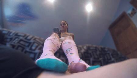 Blow it on my Unicorn Socks!!