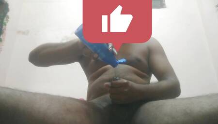 I am horny so think masturbate hard with oil massage