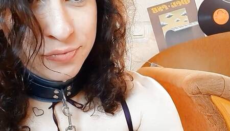 23 min of hard using sex slave Alina she is lick ass, suck dick and lick legs, and let fuck her ass-pussy