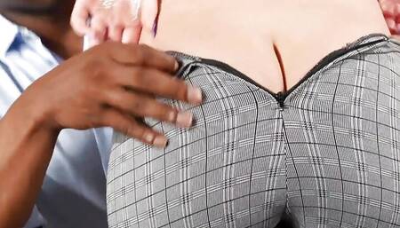 Busty brunette fiji falzz wants to feel big black cock deep inside