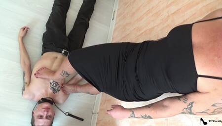 Nadi Trampling Her Slave