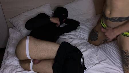 3 Guys in Sportswear Fucking Hard