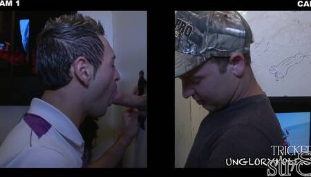 Tricked str8 has no idea from whom he has been sucked 4 cum