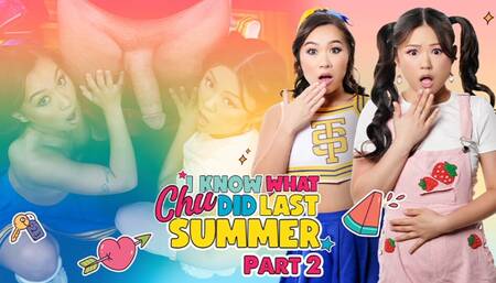 Sweet And Petite Asian Babes Stroke Joey's Cock Beneath His Shorts