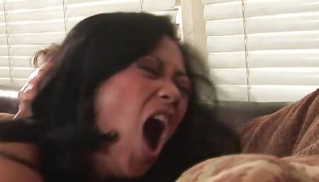 Asian Wife Lucky Star Gets Dicked Hard in Front of Hubby