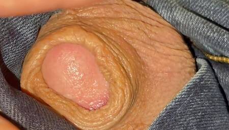 Inverted tiny cock play