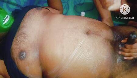 Indian hot Bhabhi desi handjob with Sexy nighty