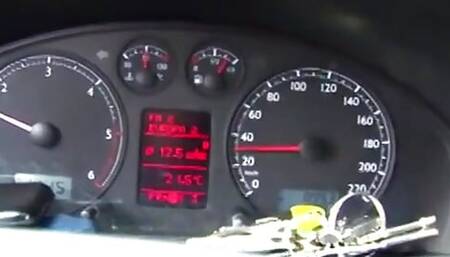 A Hot Blonde Slut Needs to Pay for Her Taxi with Her Moist Twat