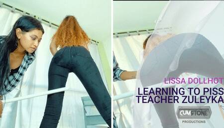 Learning to piss teacher Zuleyka - Lissa