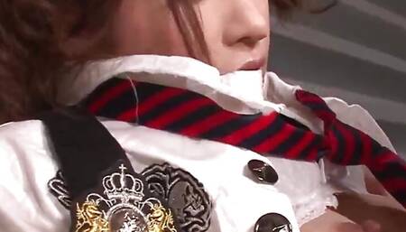 Tsubasa Aihara wishes sexual intercourse following a Japanese fellatio.