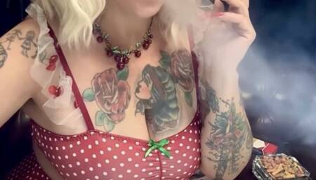 Darkside - Power Smoking - Intense cough - Elf blackening her lungs