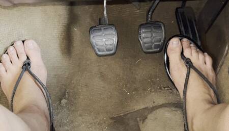 Chay POV hard cranking her VW in flip flops [Custom]