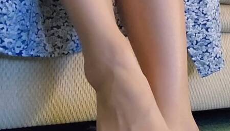 Feet Rub and Toe Stretches