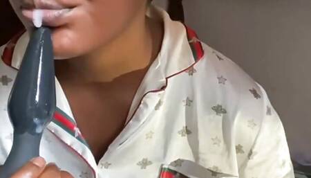 Early Morning Pyama Dildo Fuck