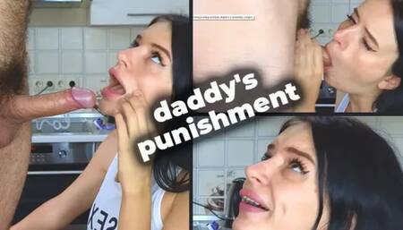 Angry Daddy Taught a Lesson with a Dick