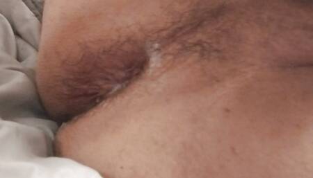 Filling my ass deep until I can't anymore