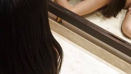 I ate her pussy in the shower and cummed in her big ass