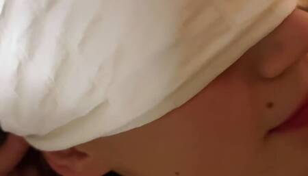 Hairy pussy gets licked and fingered until she cums. I cum in the mouth of my spermhorny girlfriend