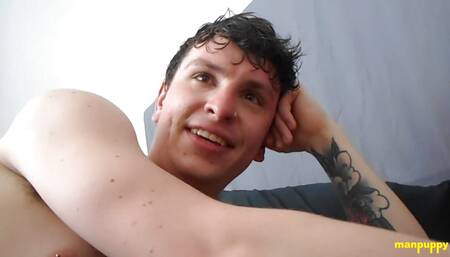 Tattooed Christian Marx Teases His Smooth Ass