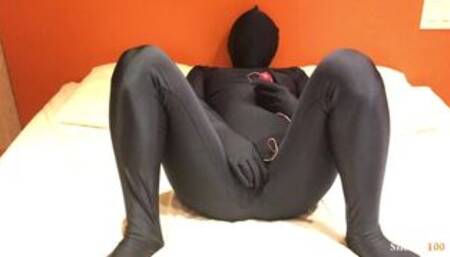 Slut Transformed into a ZENTAI cat living her Fetish Orgasm.