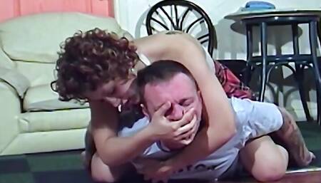 Licking out pussy and licking her asshole while she sits on him