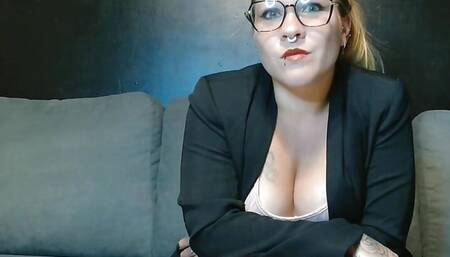 Vends-ta-culotte - Unpleased with the quality of your job, your female boss decides to use you as a stooge and sex slave