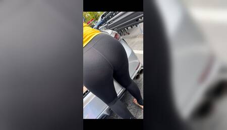 Ruby Exposed See Thru Leggings Compilation 1