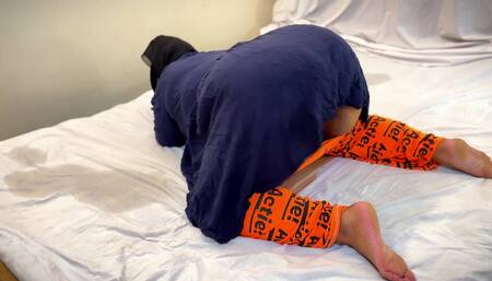 StepSon caught Arab Hot StepMom fingering & extreme squirting in panties Then help Her Dogystyle Anal & Wet Pussy Fucking