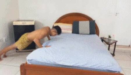 EXERCISING MY POWERFUL LEGS IN YOUR LITTLE HEAD - MISTRESS THAY FLORES - CLIP 5